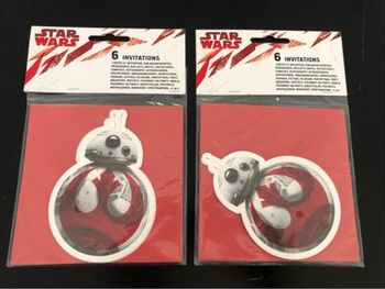 Cartes invitation star wars