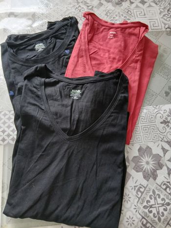 Lot 3 t shirts Kiabi XXL