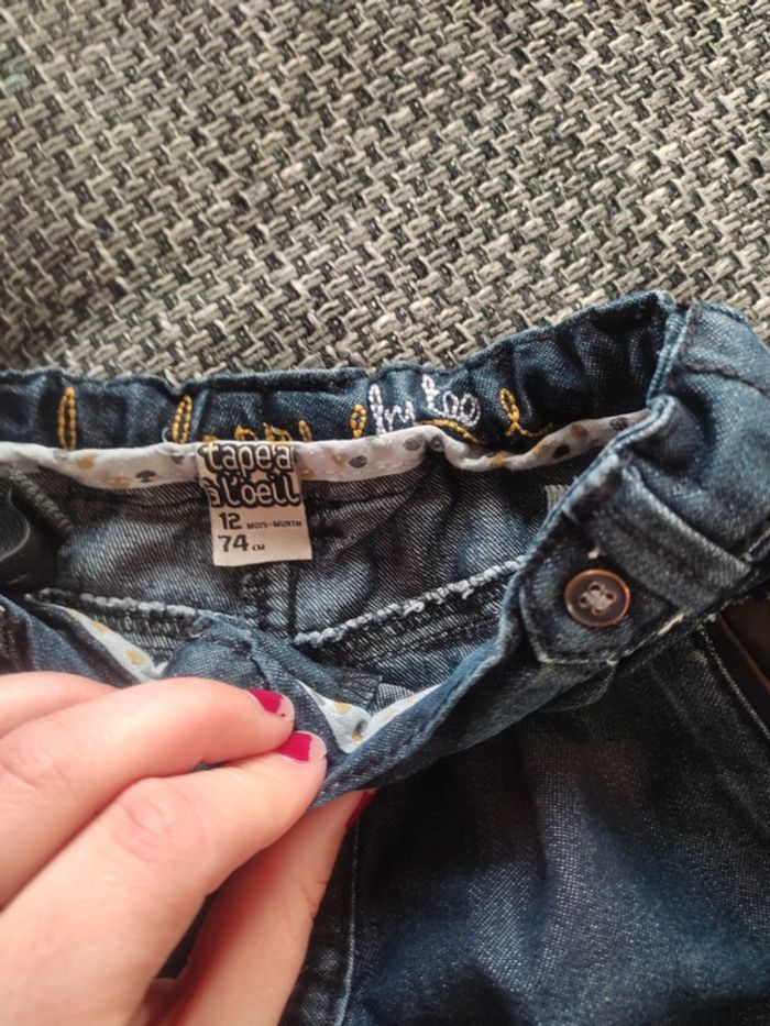 Jupe et short en jeans 12 mois - photo numéro 5