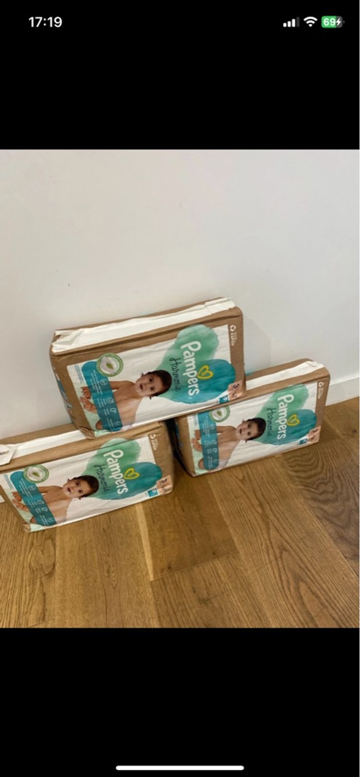 Lot de 3 paquets Pampers harmonie - photo numéro 3