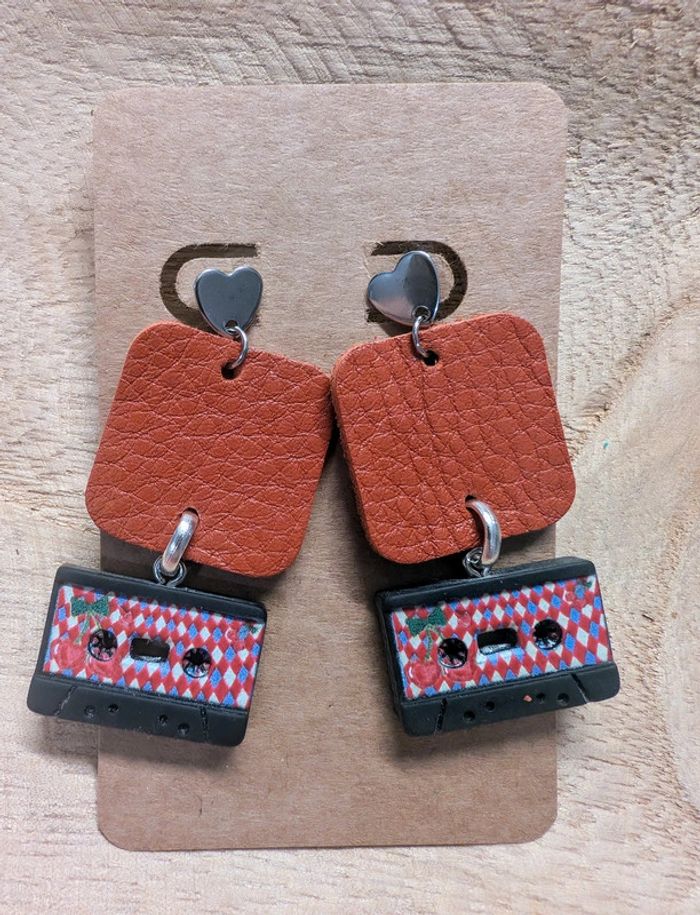 Superbe boucle d'oreille de créateurs Dilo'E Bijoux