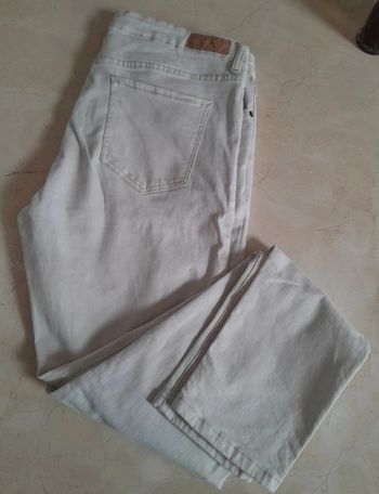 Pantalon jean skinny blanc taille 46 🌺L:110