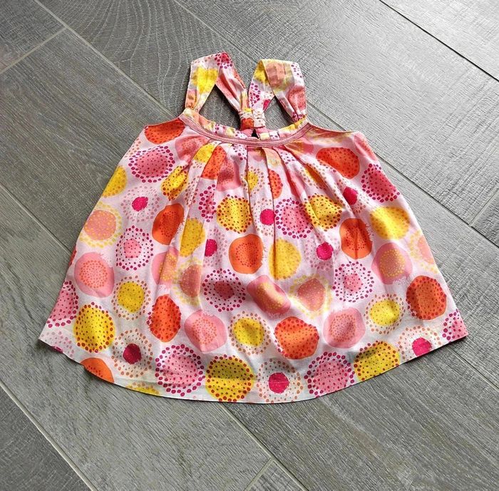 12 € Top / Blouse doublé Vertbaudet Motif fantaisie 6 ans Excellent état