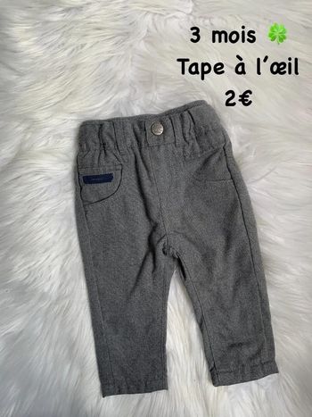 Pantalon 🍀 3 mois 🍀 Tape à l’œil