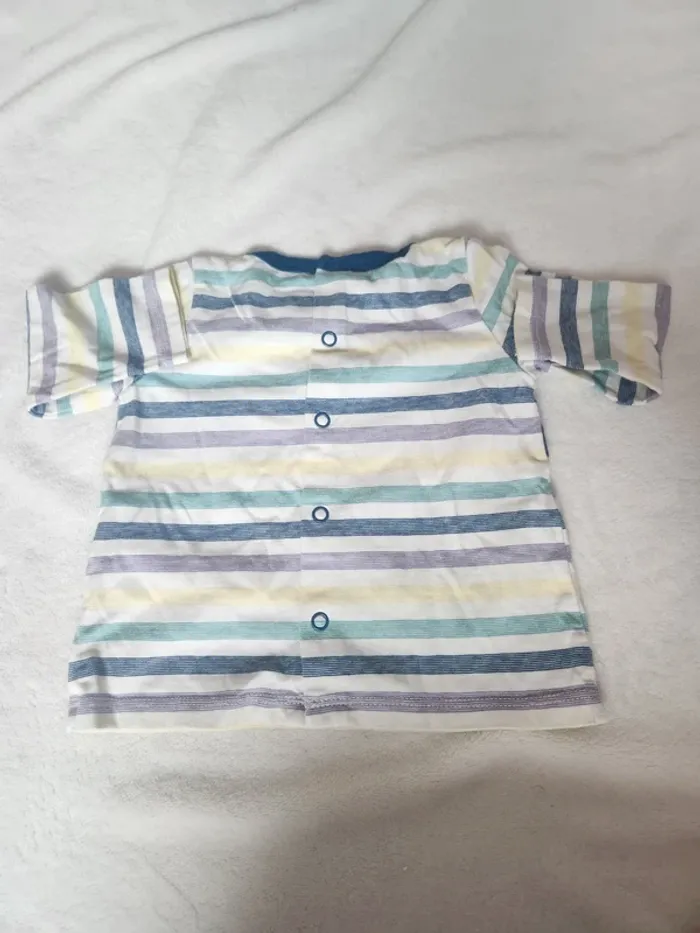 Adorable lot bébé garçon 6 mois salopette pantalon et haut bleus Sergent Major automne hiver - photo numéro 13