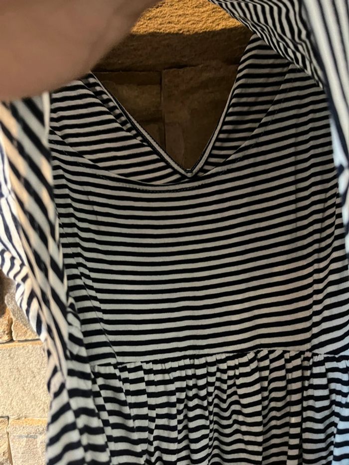 Jolie robe de grossesse col Claudine taille Envie de fraise - photo numéro 2