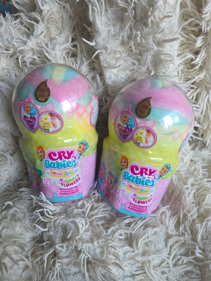 Jouet cry babies magic tears - figurine mystère happy flowers