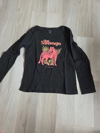 Polo léopard taille 5 ans kiabi