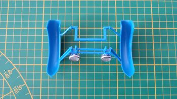 Garde boue pare-chocs avant avec phares miniature Bburago Burago Bugatti type 59 1934 1/18 #B98