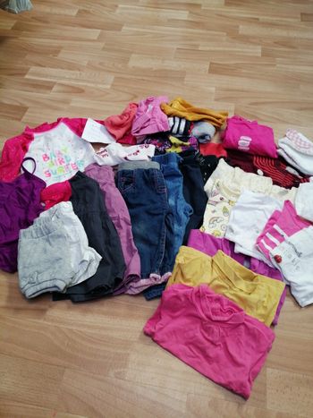 Lot vêtements fille 1 mois à 9 mois