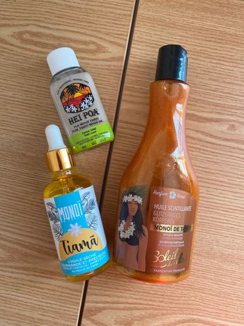 Huiles monoï soleil