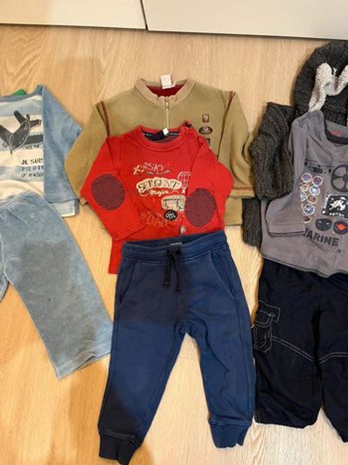 Lot garçon hiver 8  pièces 2 ans/24 mois sergent major - photo numéro 2