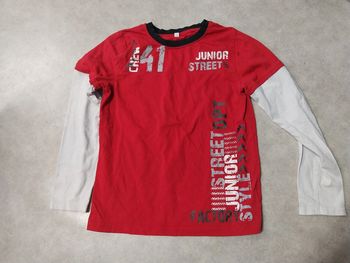 haut tee shirt manches longues garcon 10 ans