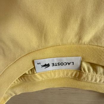 T shirt jaune Lacoste