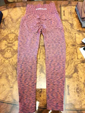 Legging Neuf Prozis Scrunch Sculpt Pink mélange taille S