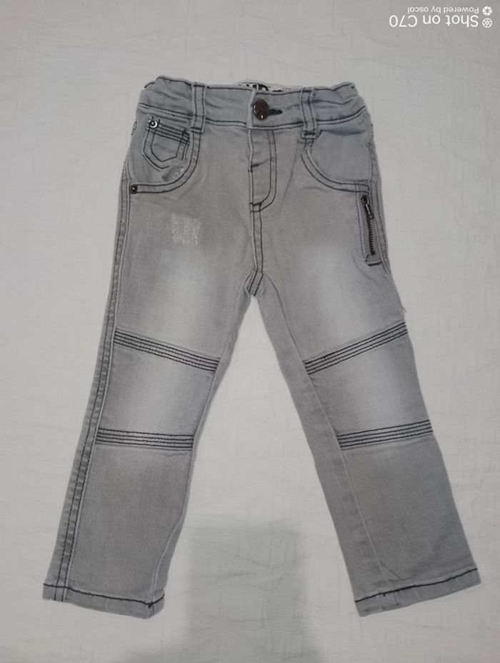 Kid kanaï pantalon jean gris 18 mois