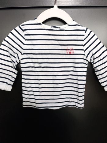 Tee shirt manches longues 6M
