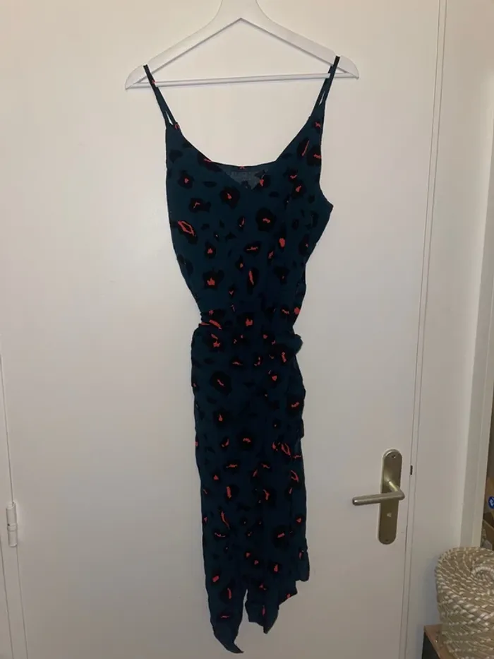Robe léopard bleu Shein XL
