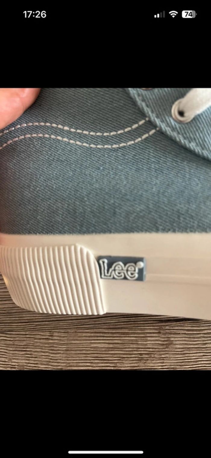 Baskets montantes Lee 37 - bleu jean clair neuves rentrée - photo numéro 7