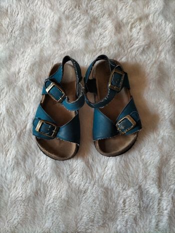 Sandales garçon bleu