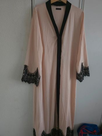Kimono abaya avec dentelle taille L