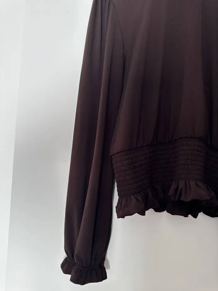 Blouse marron Morgan - photo numéro 3