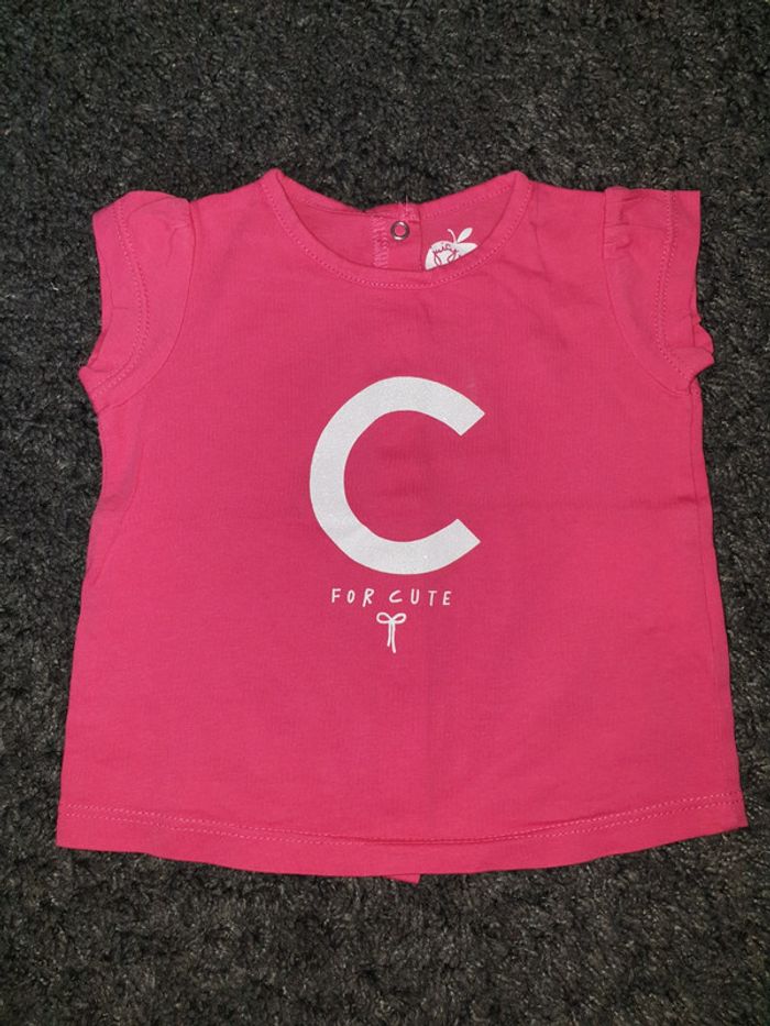 Lot de 2 T-shirts MC 6 mois TAO - photo numéro 2