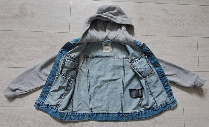 Blouson en jean bleu garçons taille 6-7ans - photo numéro 4