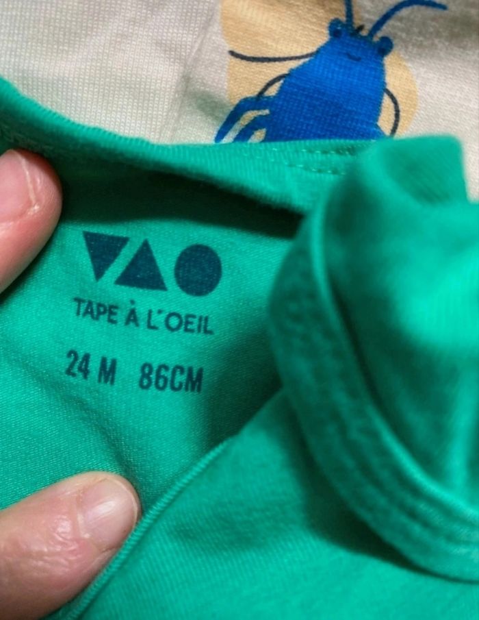 Lot de 3 bodies debardeurs marcels 24 mois - photo numéro 3