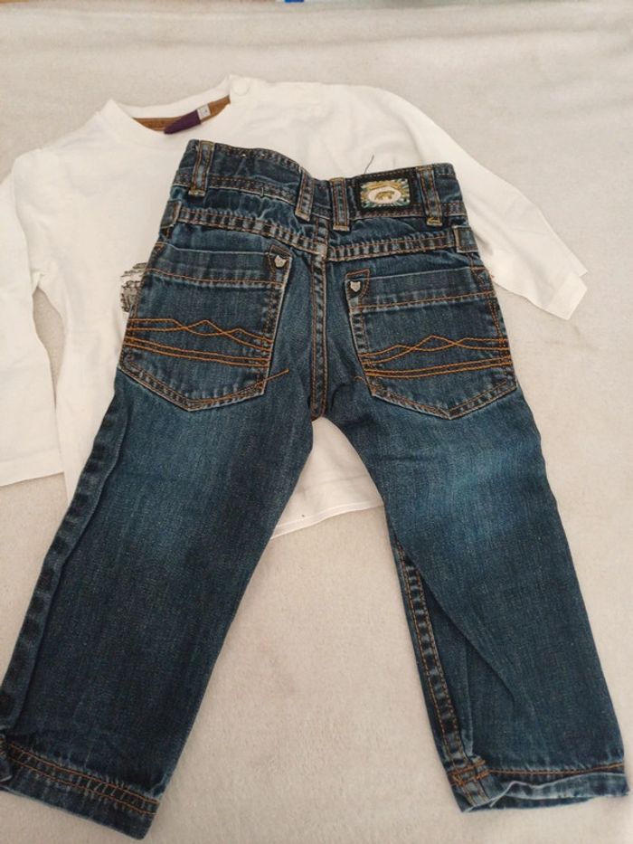 Jean et t-shirt 2 ans garçon Sergent major - photo numéro 6