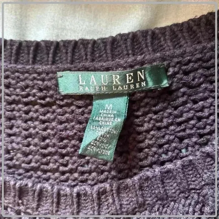 Pull en maille Ralph Lauren taille 38 - photo numéro 5