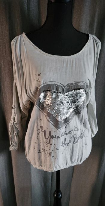 Tunique femme sequins 