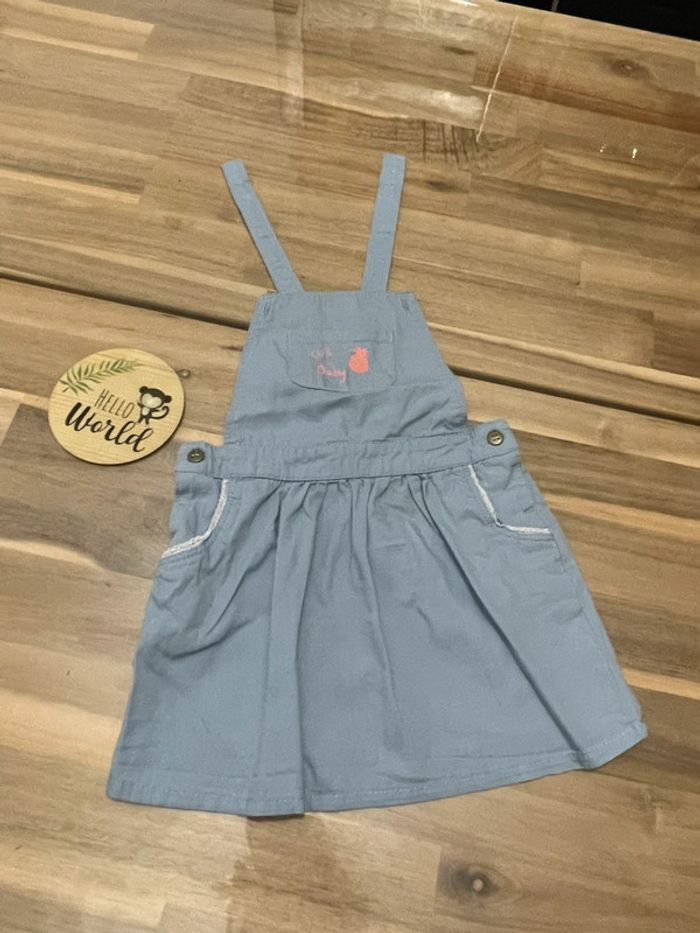 Robe bleu gris in extenso 18 mois - photo numéro 2