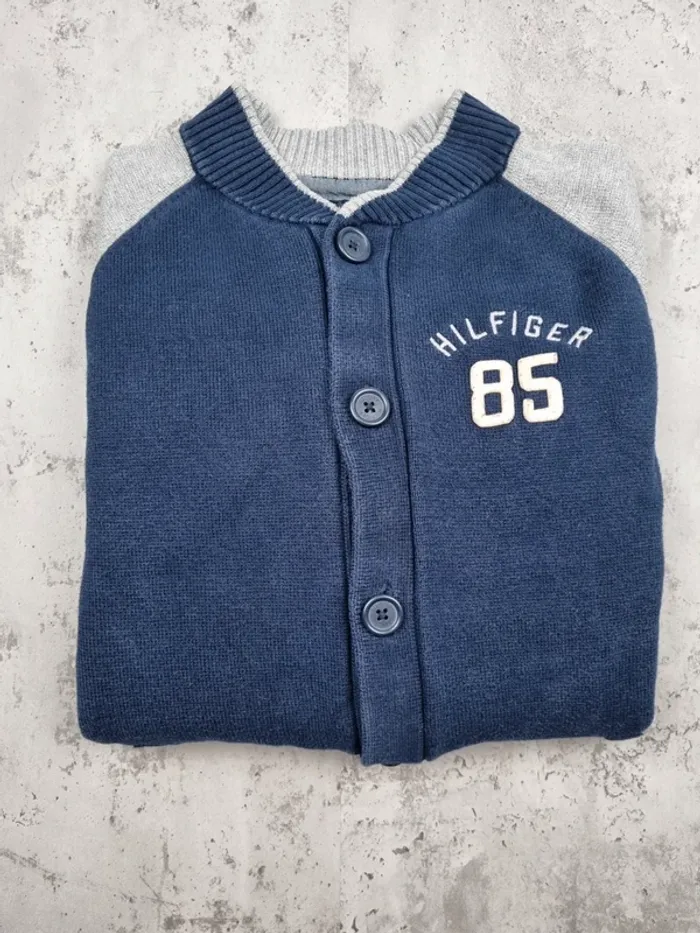 Veste style collège Tommy Hilfiger – Taille M Homme (mesures en photos) - photo numéro 2