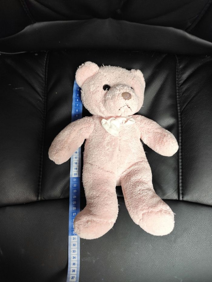 Peluche ourson rose - photo numéro 2