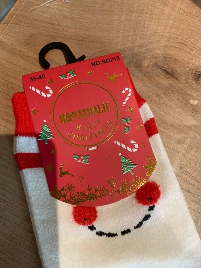 Paire de chaussettes noël 35/40 femme - photo numéro 2