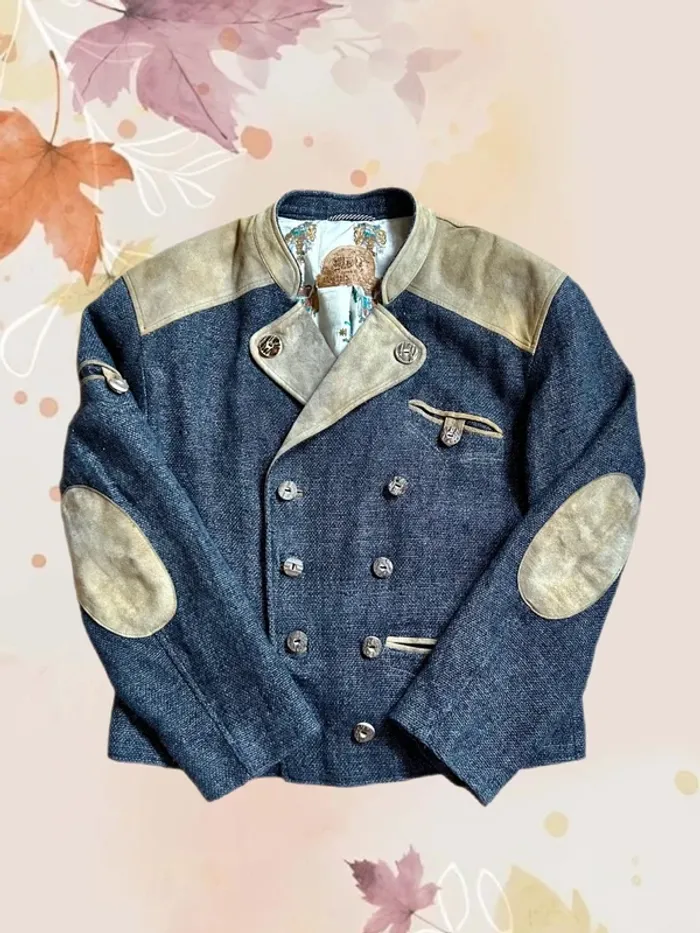 🌿Veste autrichienne vintage rustique Julius Lang cottagecore Oktoberfest Forestcore  jacket🌿 - photo numéro 3