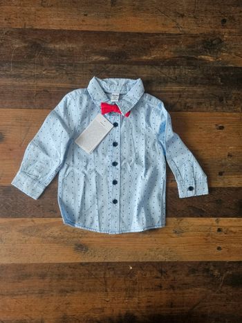 Chemise avec nœuds papillon 18mois