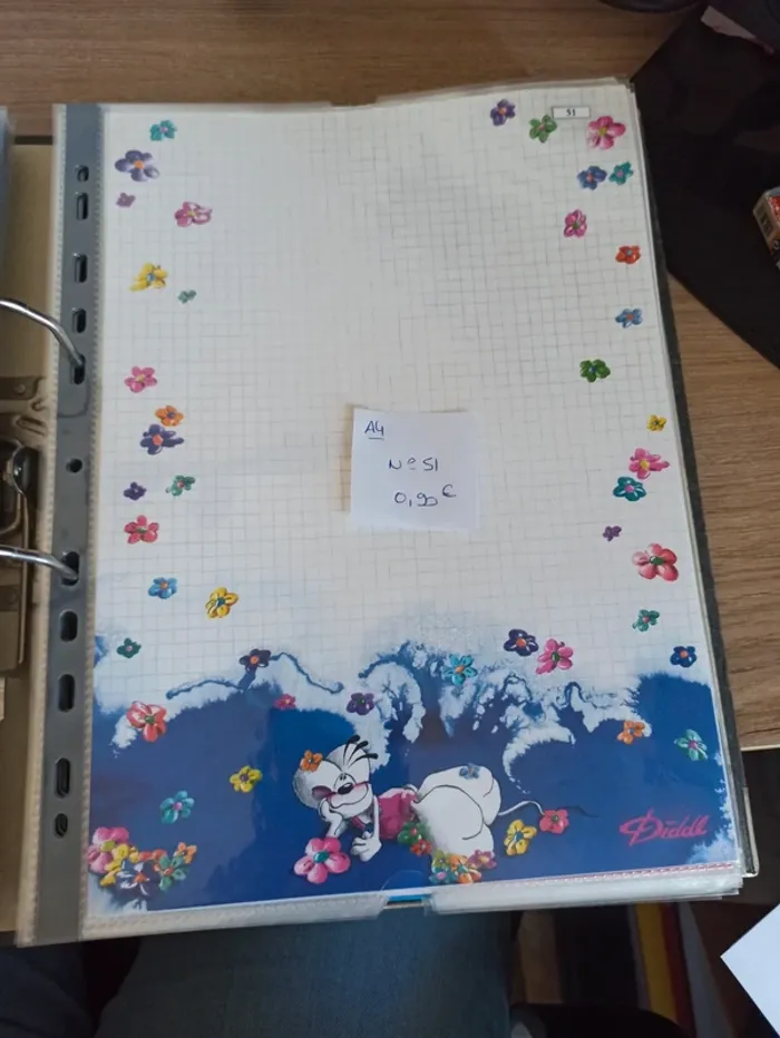 Feuille Diddl A4 51 0,90€