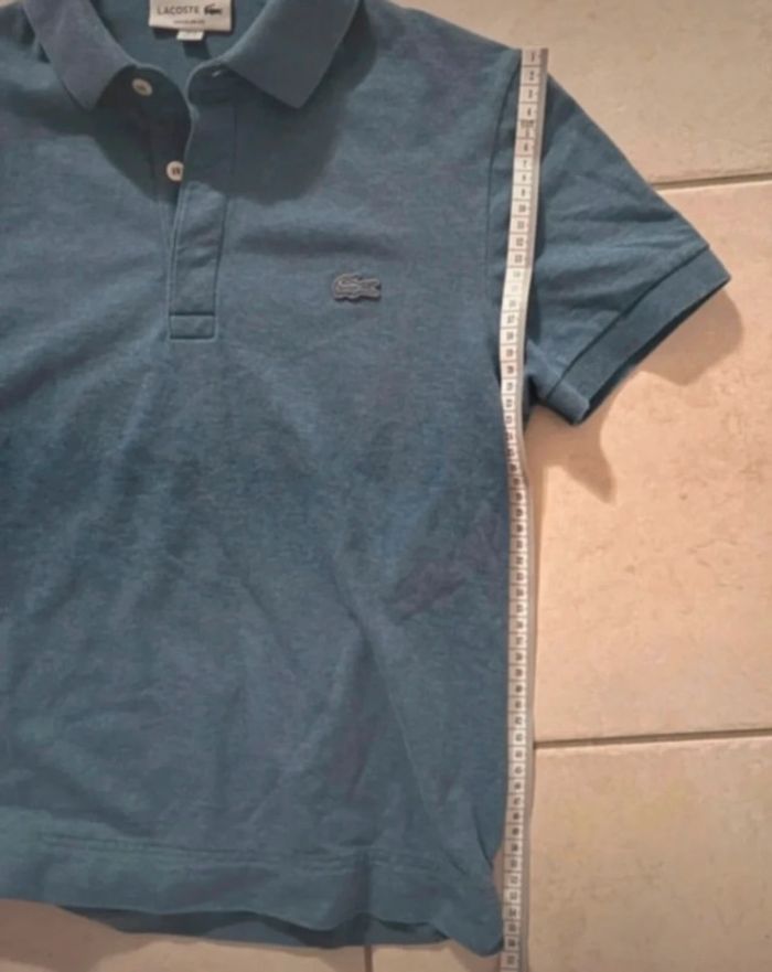 Polo bleu Lacoste - photo numéro 3