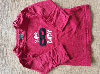 Tee shirt manches longues "super héros masque baby" bébé garçon - Tape à l'oeil 9 mois