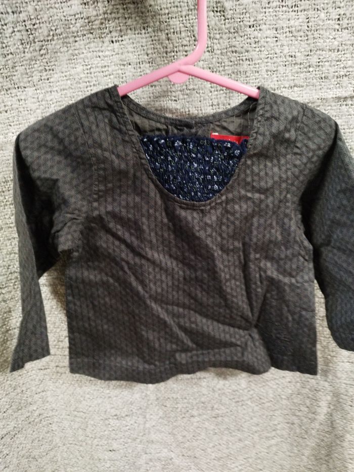 Haut fille manche longue tisania 12 mois