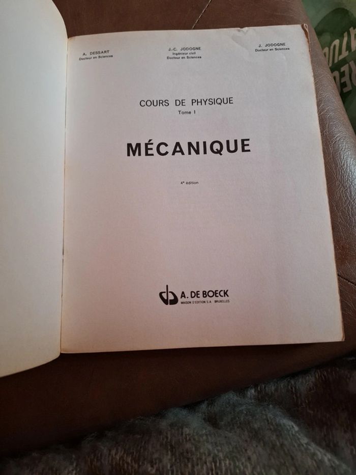 Mécanique cours de physique 1 - photo numéro 4