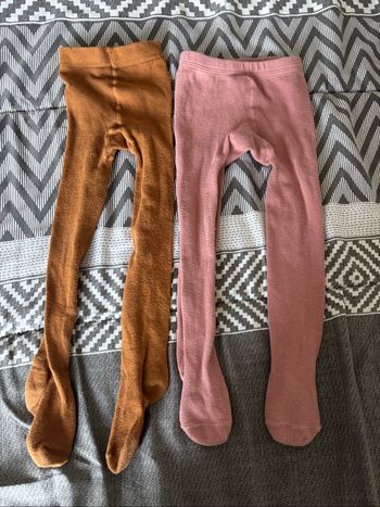 2 paires de collants hiver 23/25 kiabi