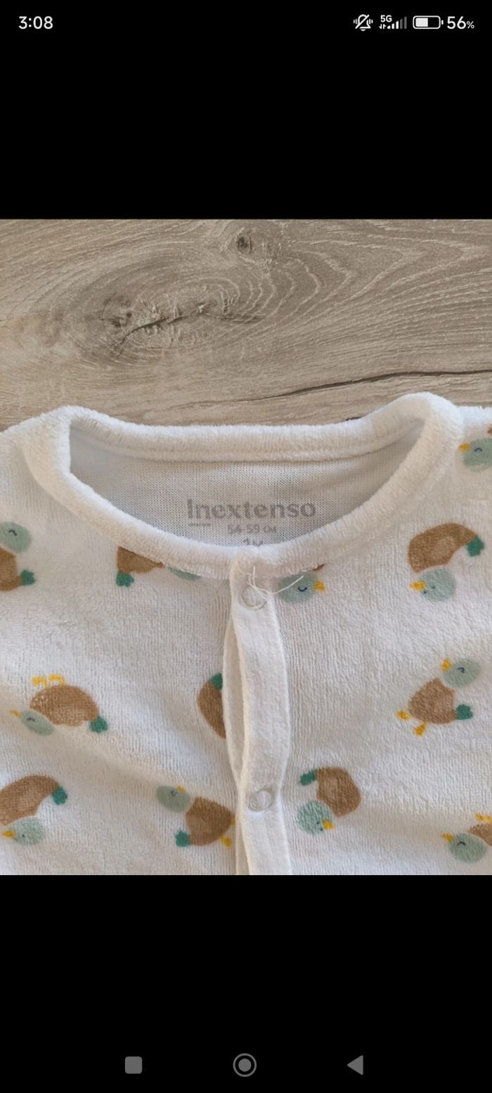 Pyjama taille 1 mois - photo numéro 3