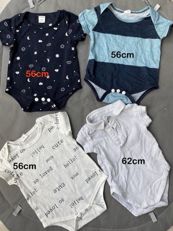 Lots 12 body bébé garçon