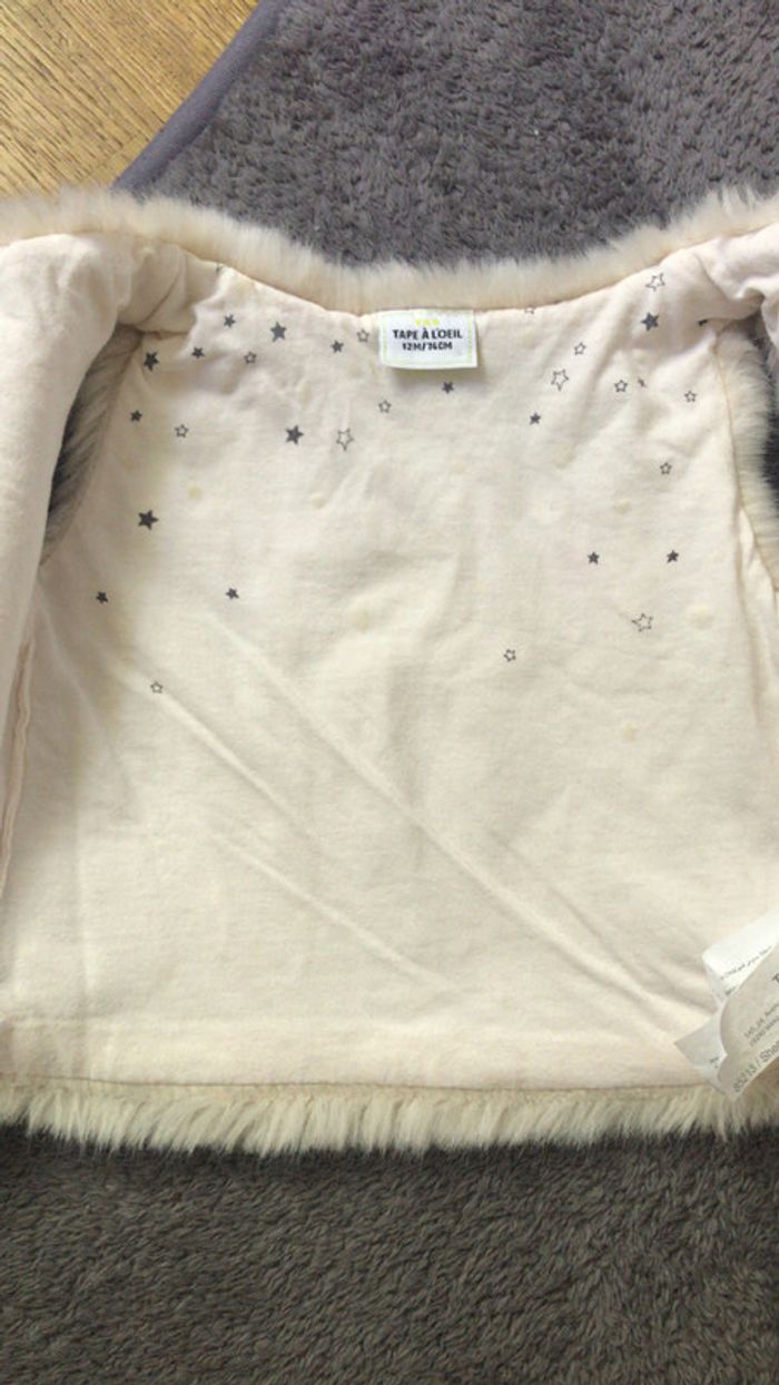 Gilet fourrure 12 mois - photo numéro 2