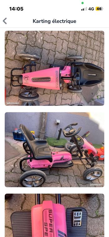 Karting enfant électrique 