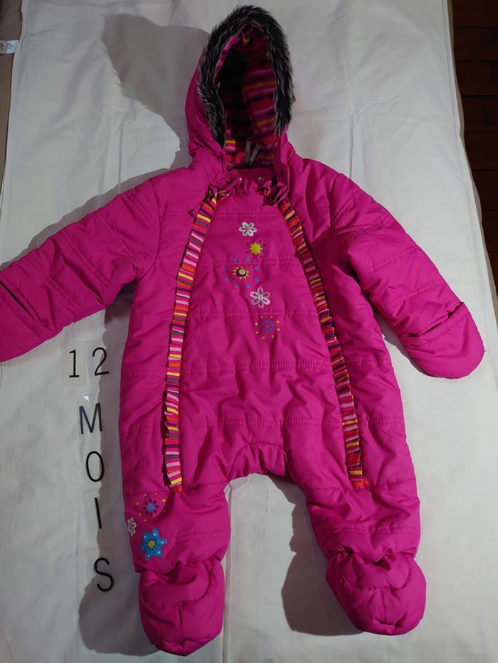combinaison chaude avec gants 12 mois - photo numéro 2