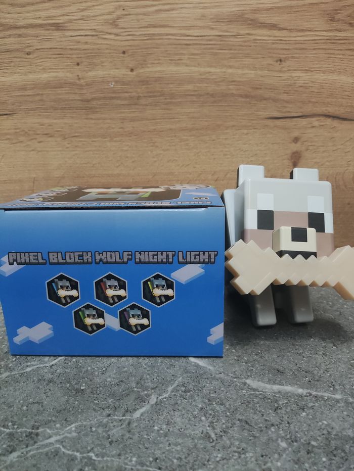 Wolf Night Light Pixel Block Led RGB - photo numéro 9